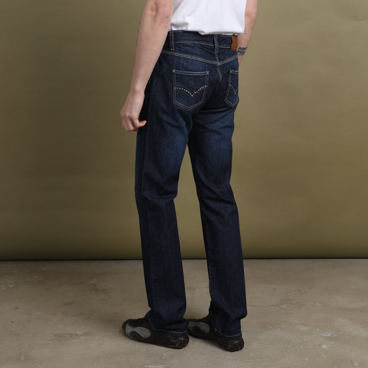 Diesel Straight Leg Jeans Dark Blue Men's W32 x L33
