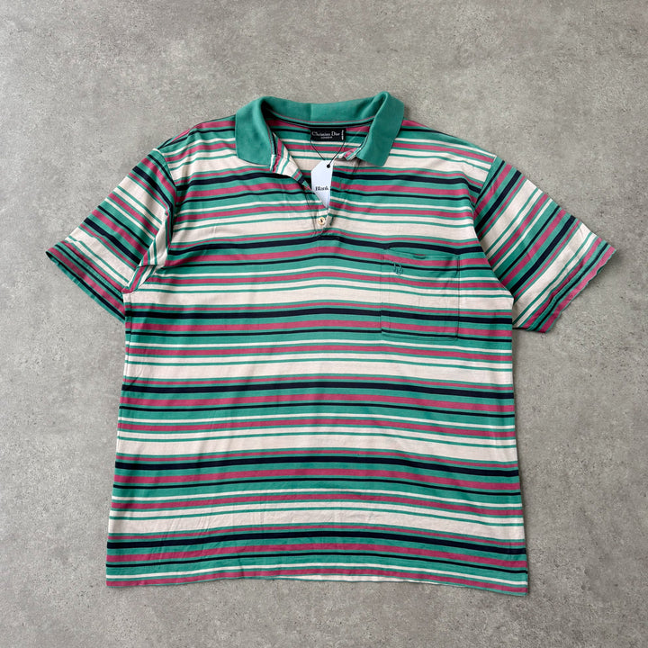 Christian Dior Polo Shirt Green Men's L