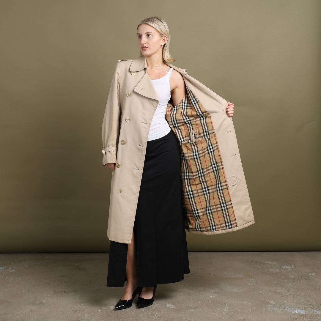 Burberry's Trench Coat Beige Women's UK 10