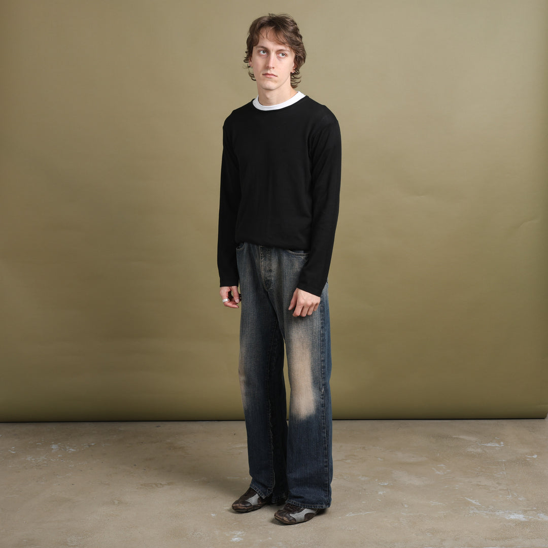 Armani Collezioni Knit Jumper Black Men's M