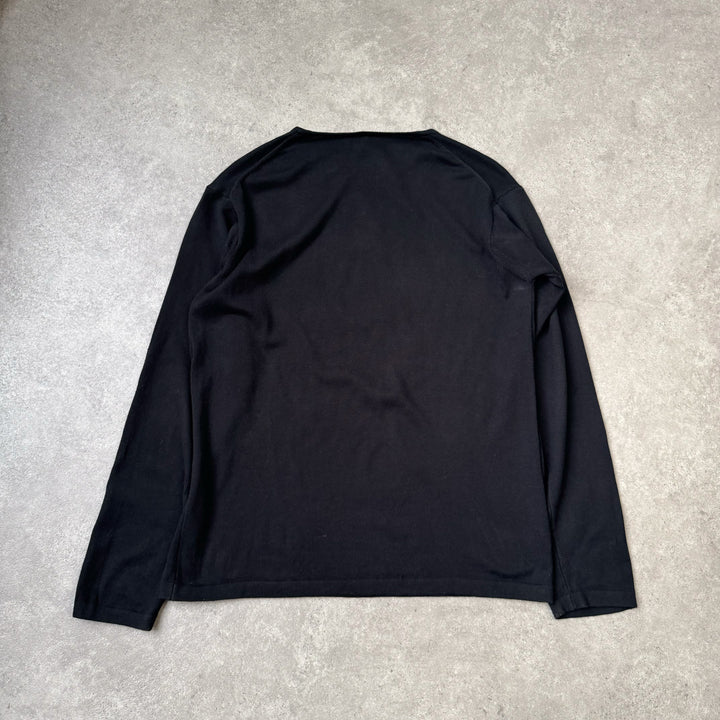 Armani Collezioni Knit Jumper Black Men's M