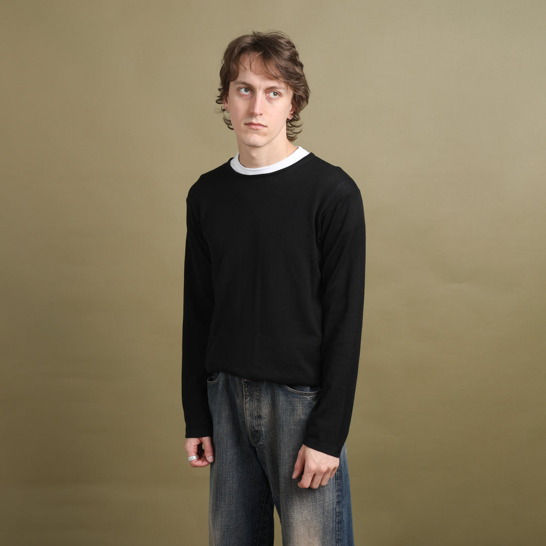 Armani Collezioni Knit Jumper Black Men's M