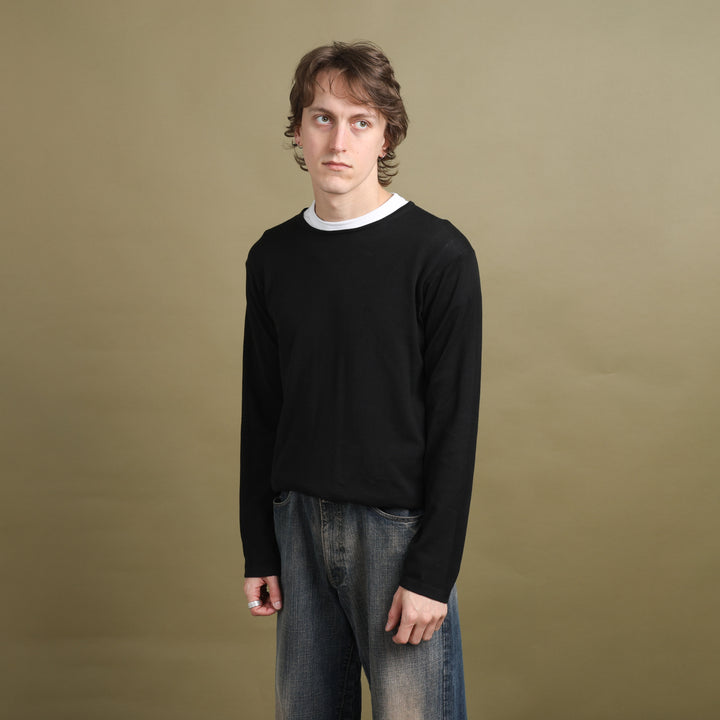 Armani Collezioni Knit Jumper Black Men's M