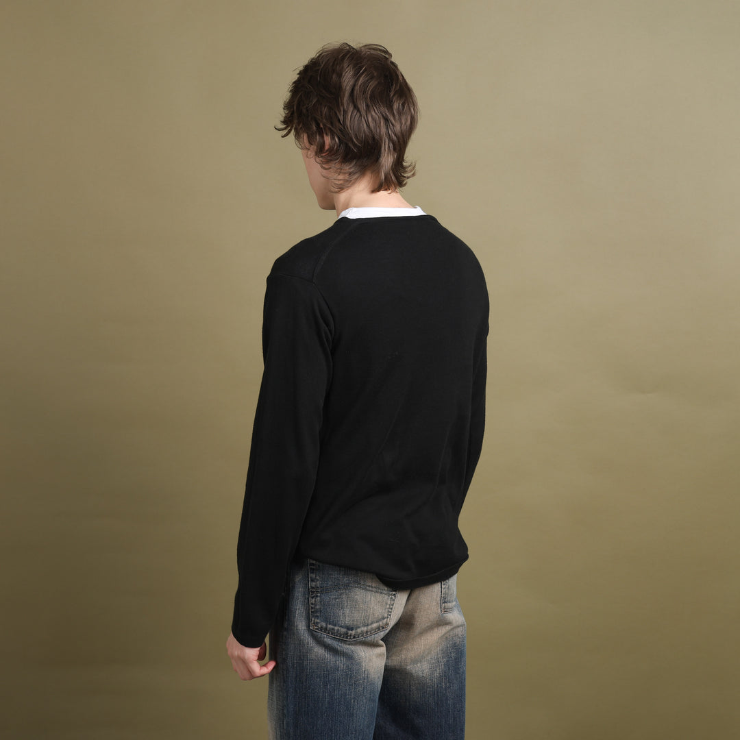Armani Collezioni Knit Jumper Black Men's M