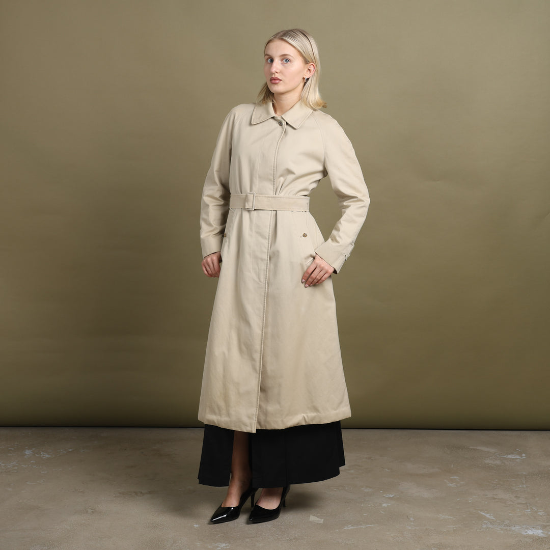 Aquascutum Trench Coat Beige Women's UK 10