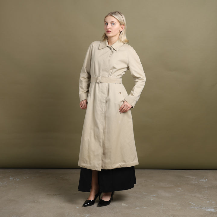 Aquascutum Trench Coat Beige Women's UK 10