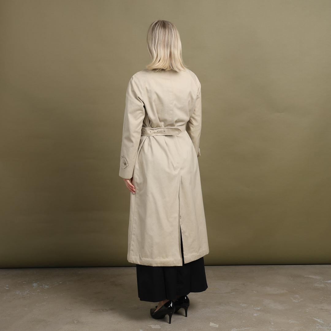 Aquascutum Trench Coat Beige Women's UK 10