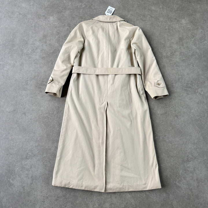 Aquascutum Trench Coat Beige Women's UK 10