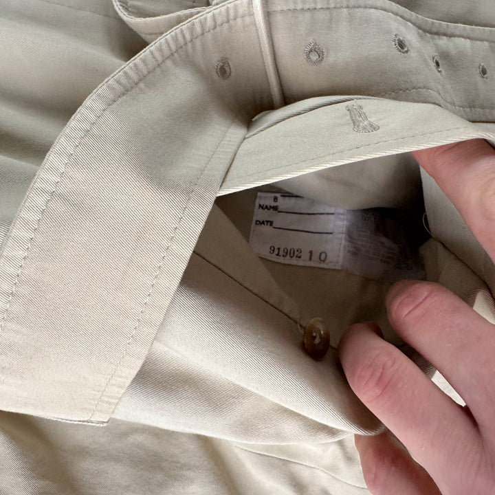 Aquascutum Trench Coat Beige Women's UK 10