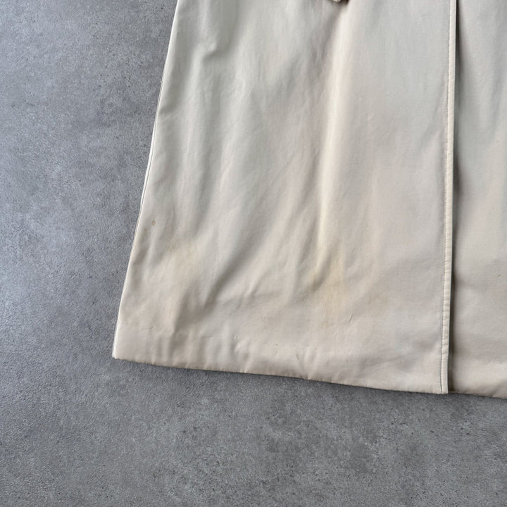 Aquascutum Trench Coat Beige Women's UK 10