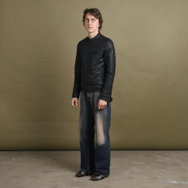 Belstaff Biker Jacket Black Men's M