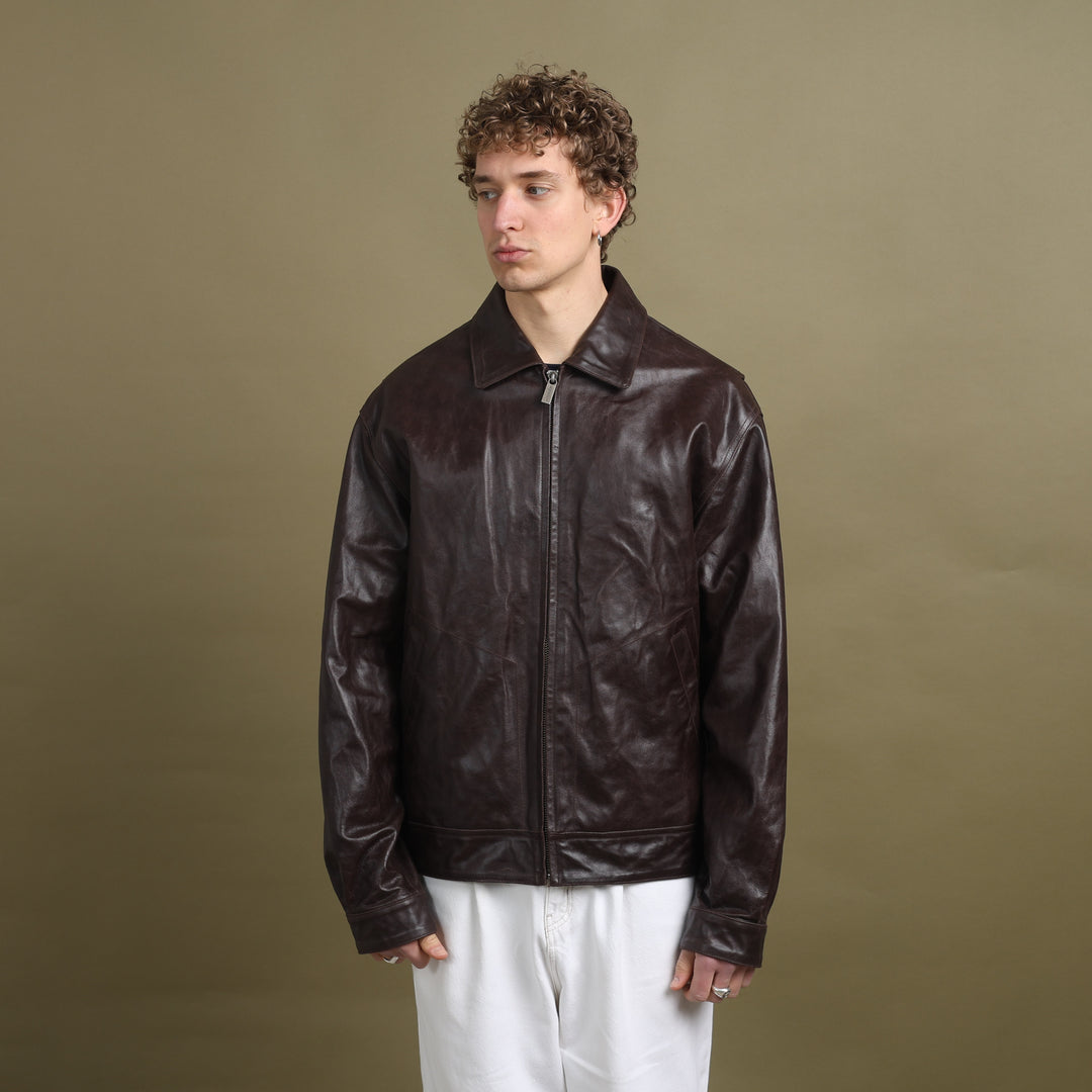 Wilson's Leather Bomber Jacket Brown Men's L