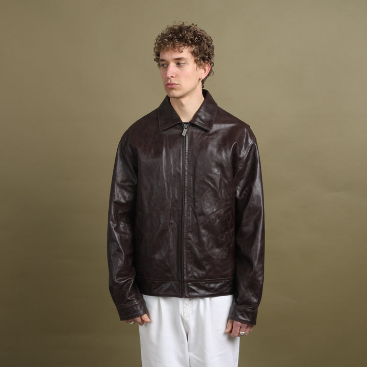 Wilson's Leather Bomber Jacket Brown Men's L