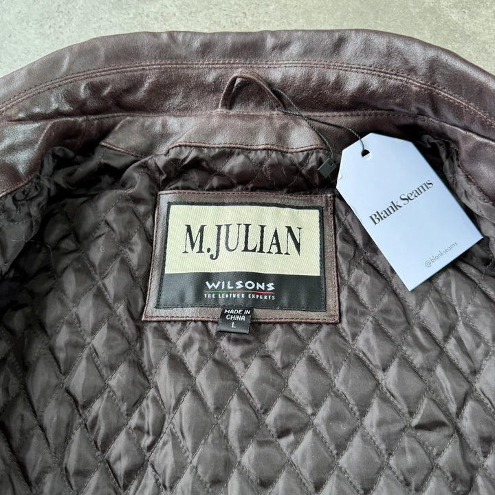 Wilson's Leather Bomber Jacket Brown Men's L