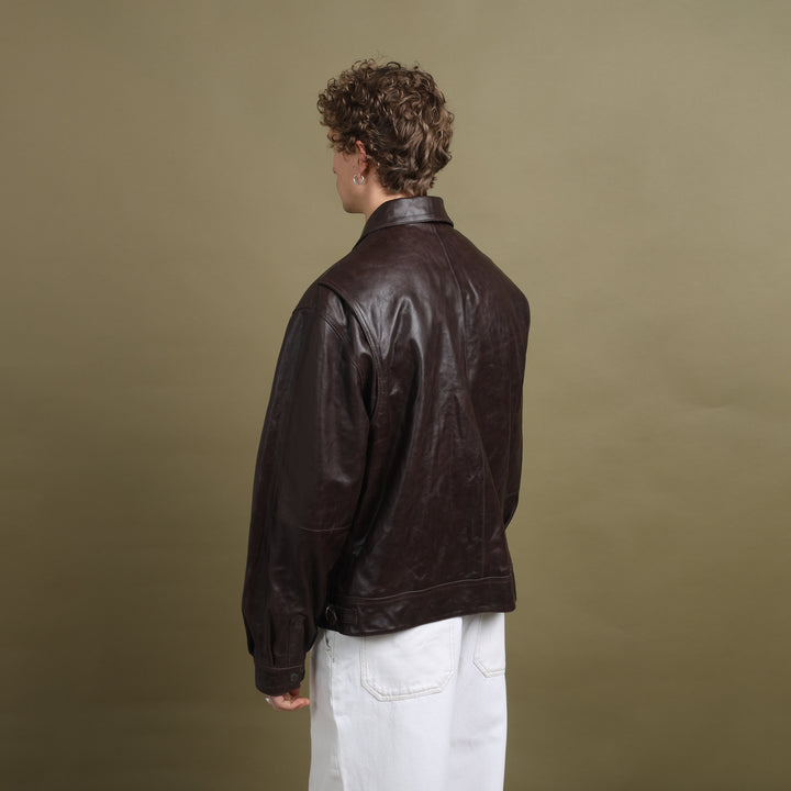 Wilson's Leather Bomber Jacket Brown Men's L