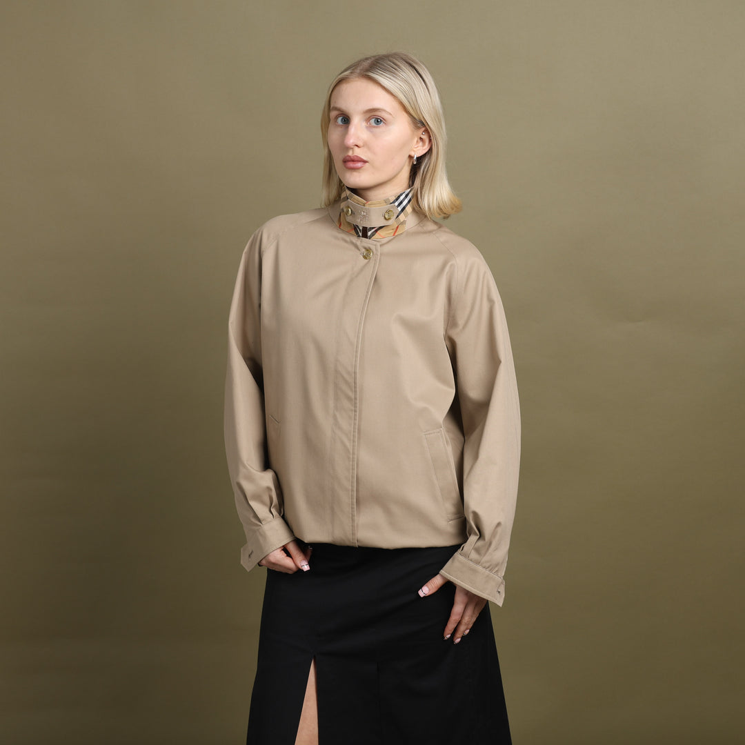Burberry's Harrington Jacket Beige Women's UK 12