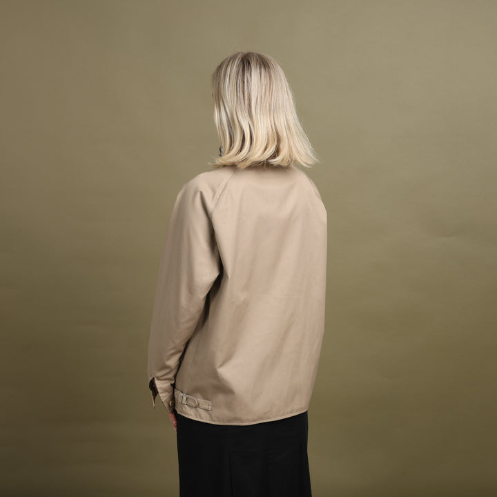 Burberry's Harrington Jacket Beige Women's UK 12