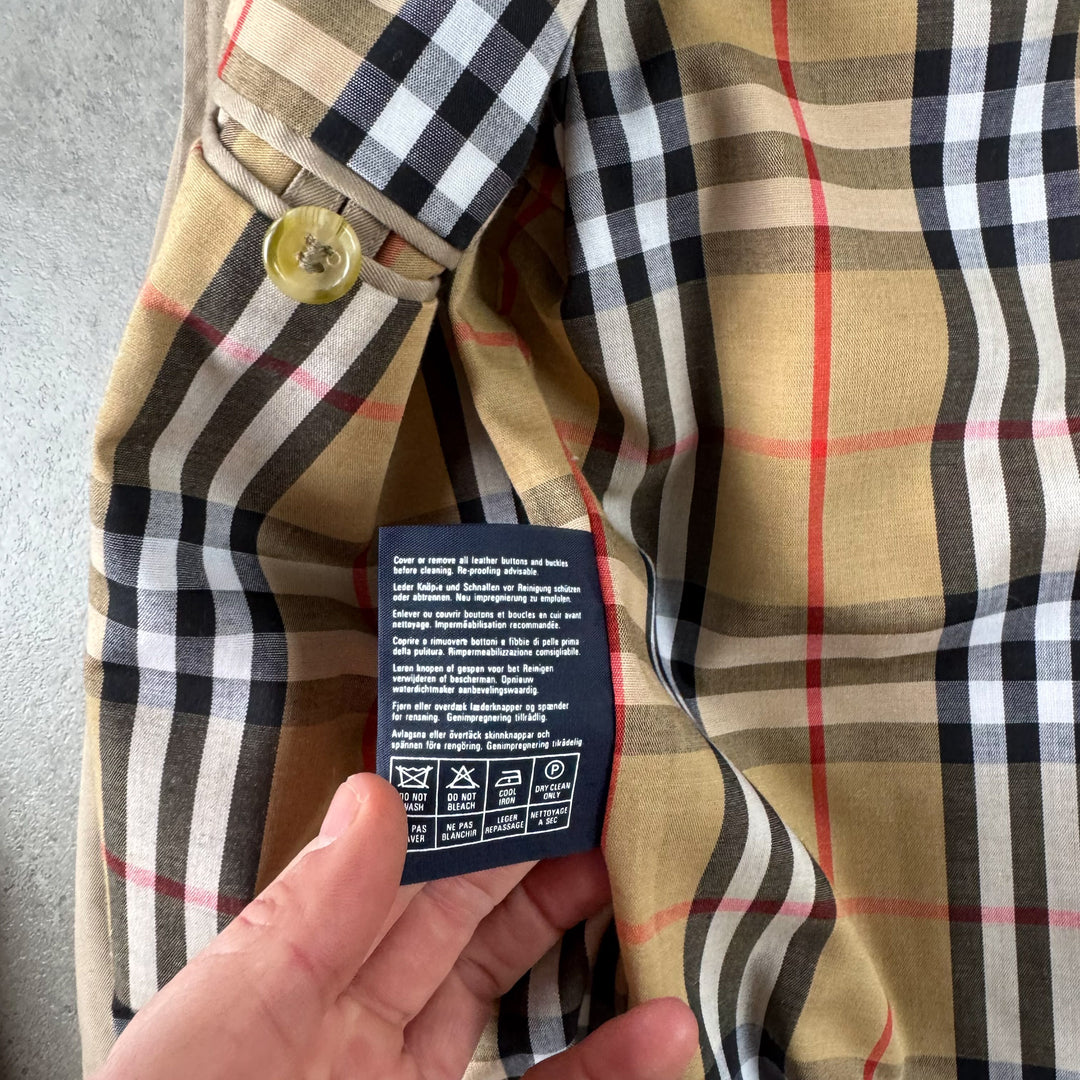 Burberry's Harrington Jacket Beige Women's UK 12