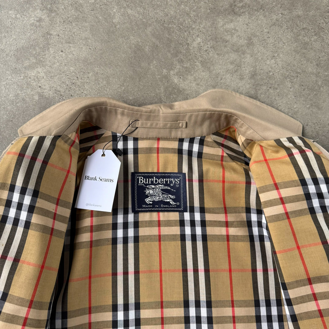 Burberry's Harrington Jacket Beige Women's UK 12