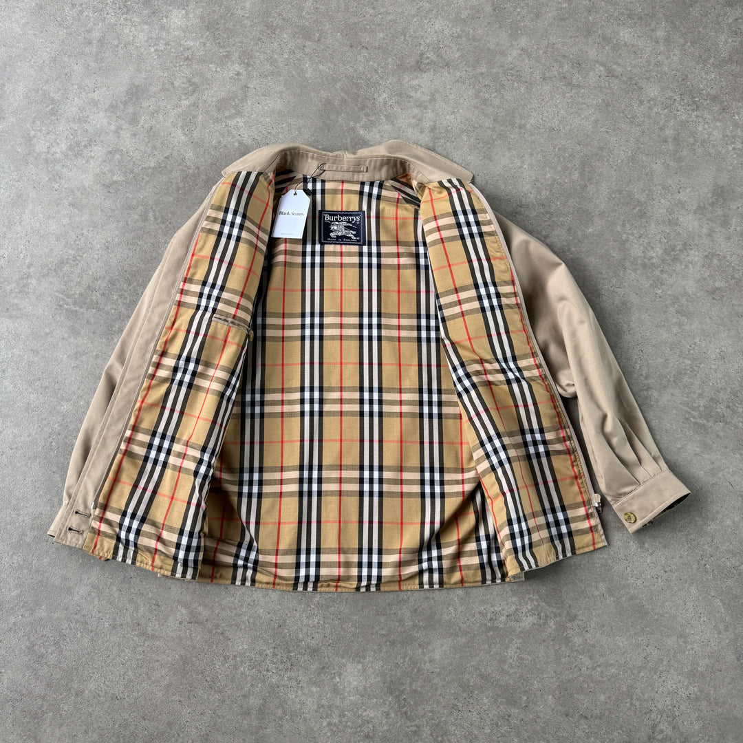 Burberry's Harrington Jacket Beige Women's UK 12