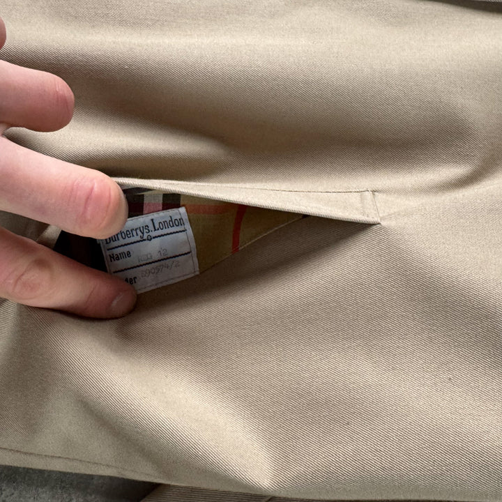 Burberry's Harrington Jacket Beige Women's UK 12