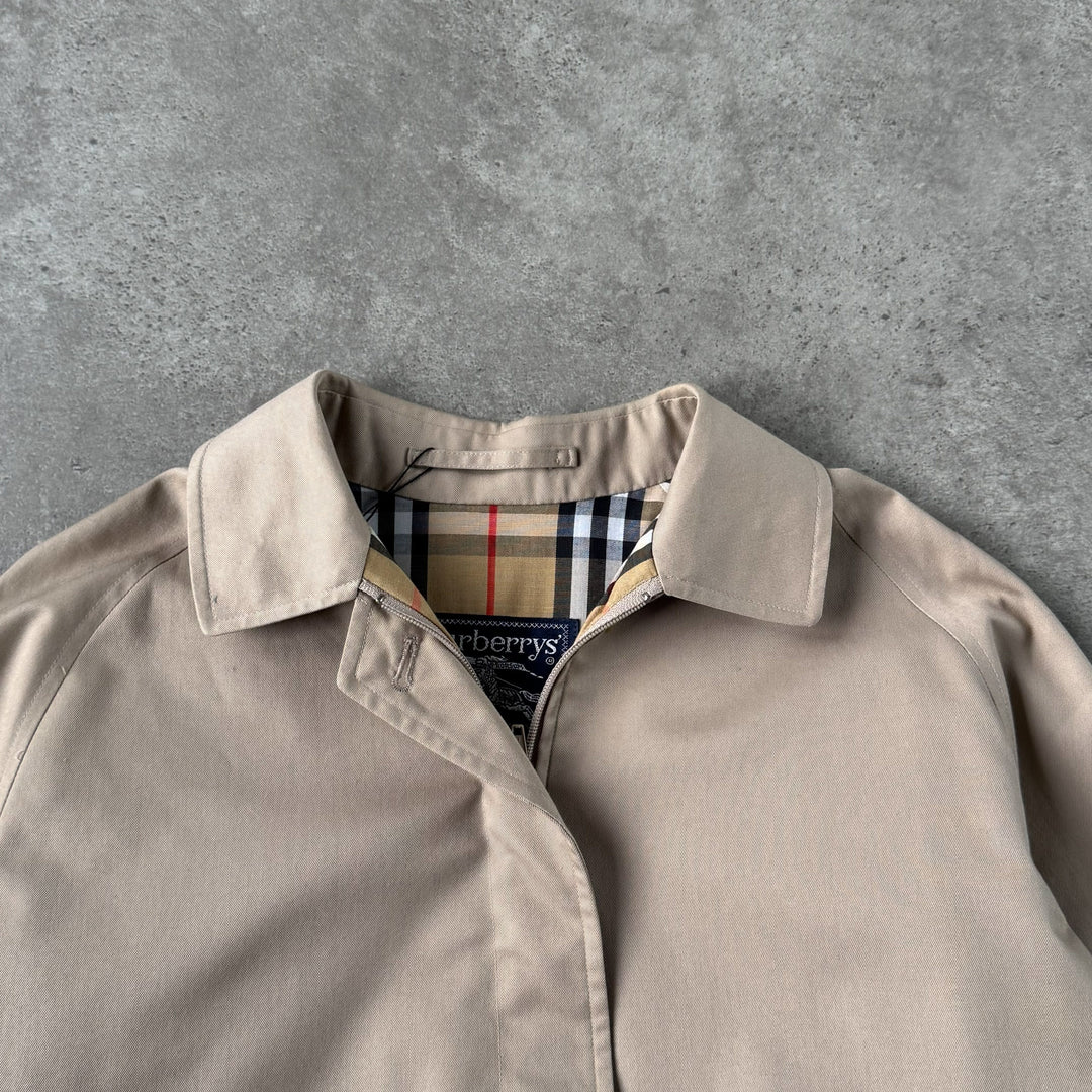 Burberry's Harrington Jacket Beige Women's UK 12