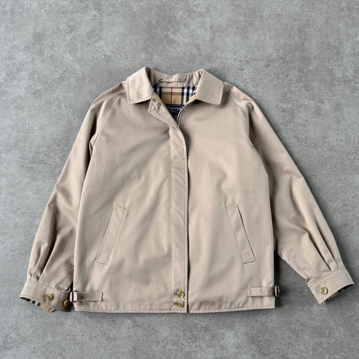 Burberry's Harrington Jacket Beige Women's UK 12