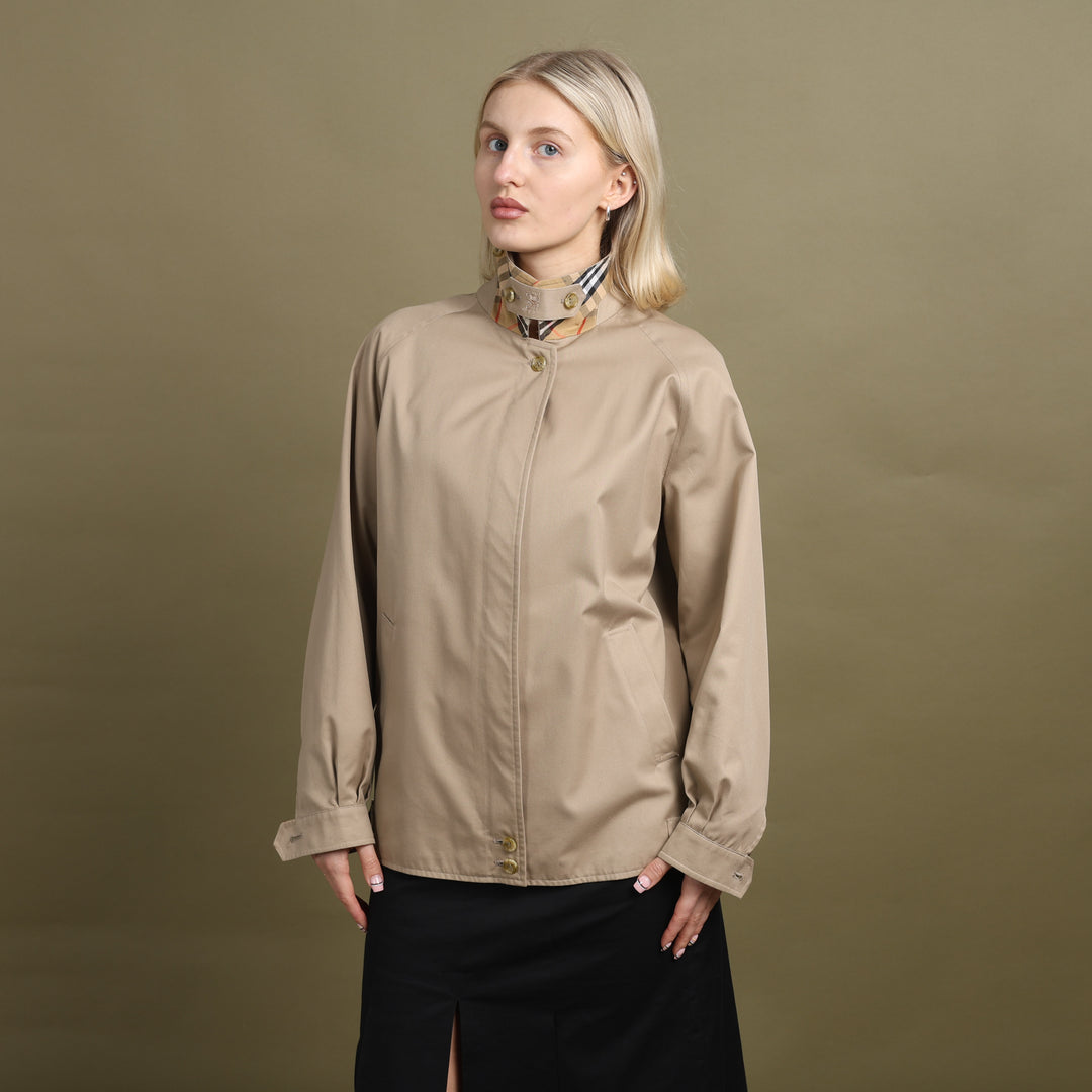 Burberry's Harrington Jacket Beige Women's UK 12