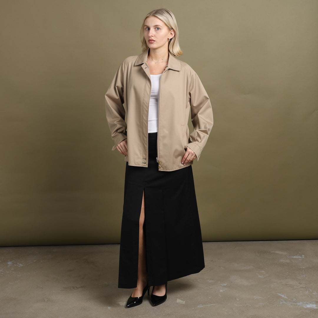 Burberry's Harrington Jacket Beige Women's UK 12