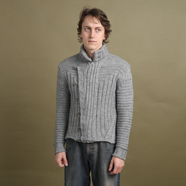 Roberto Cavalli Full Zip Jumper Grey Men's M