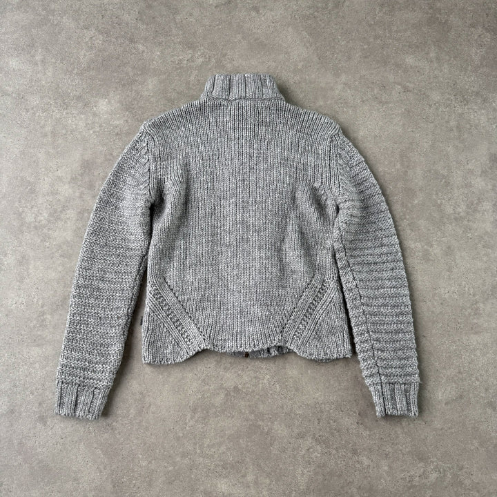 Roberto Cavalli Full Zip Jumper Grey Men's M