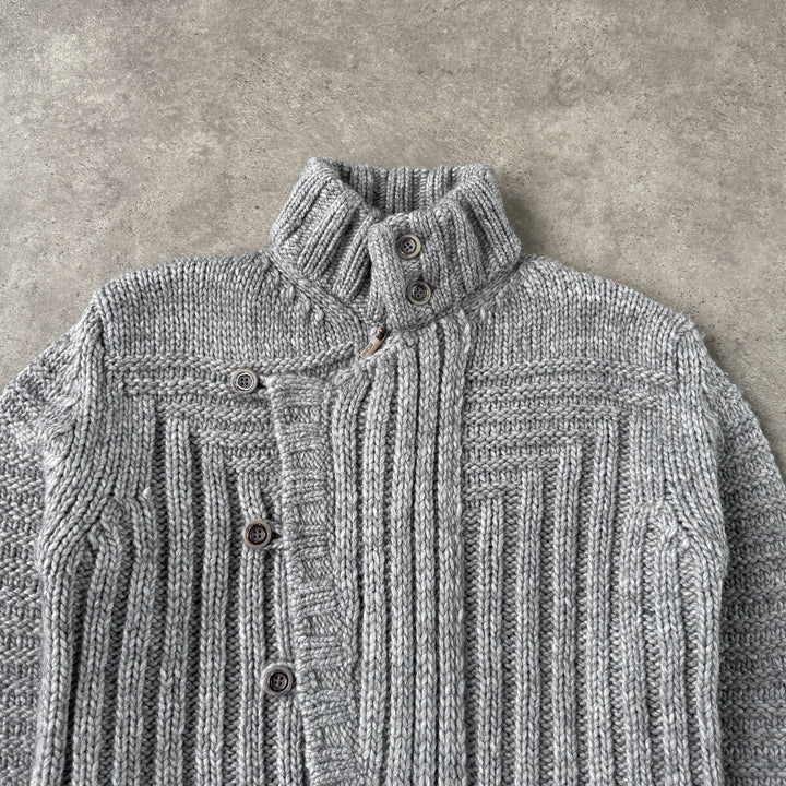 Roberto Cavalli Full Zip Jumper Grey Men's M