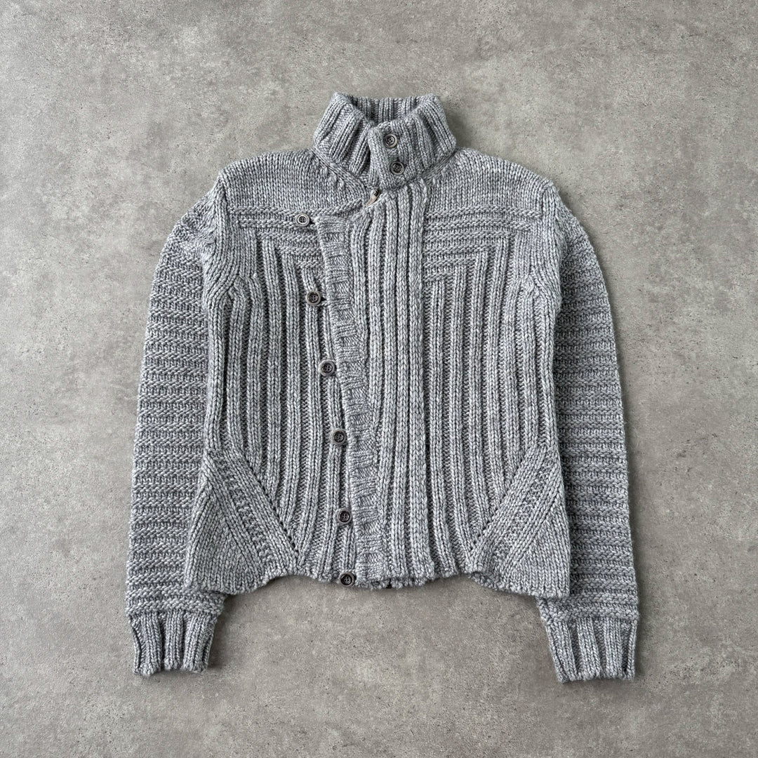 Roberto Cavalli Full Zip Jumper Grey Men's M