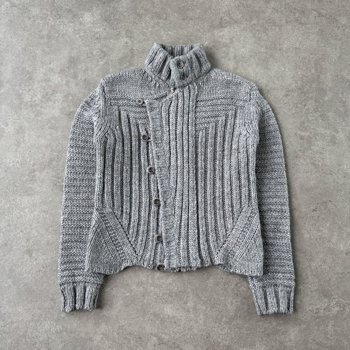 Roberto Cavalli Full Zip Jumper Grey Men's M