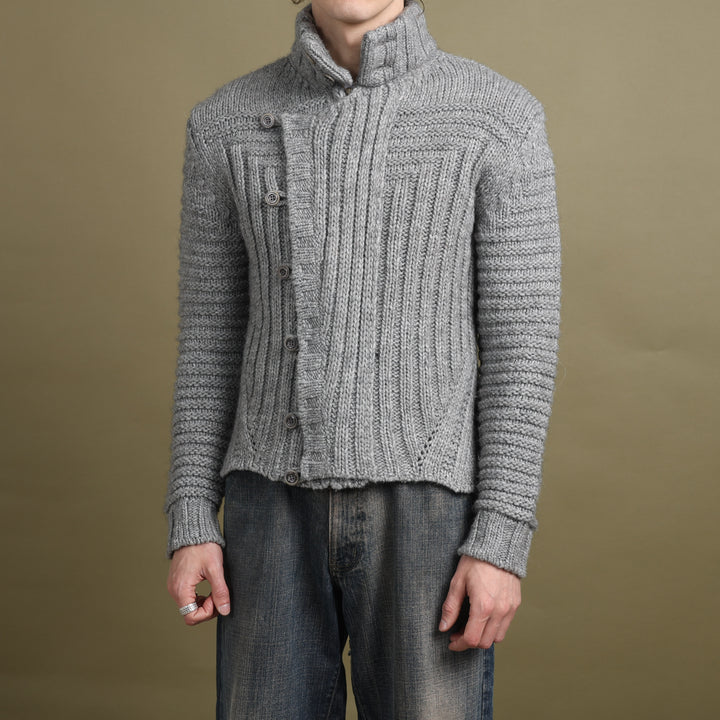 Roberto Cavalli Full Zip Jumper Grey Men's M