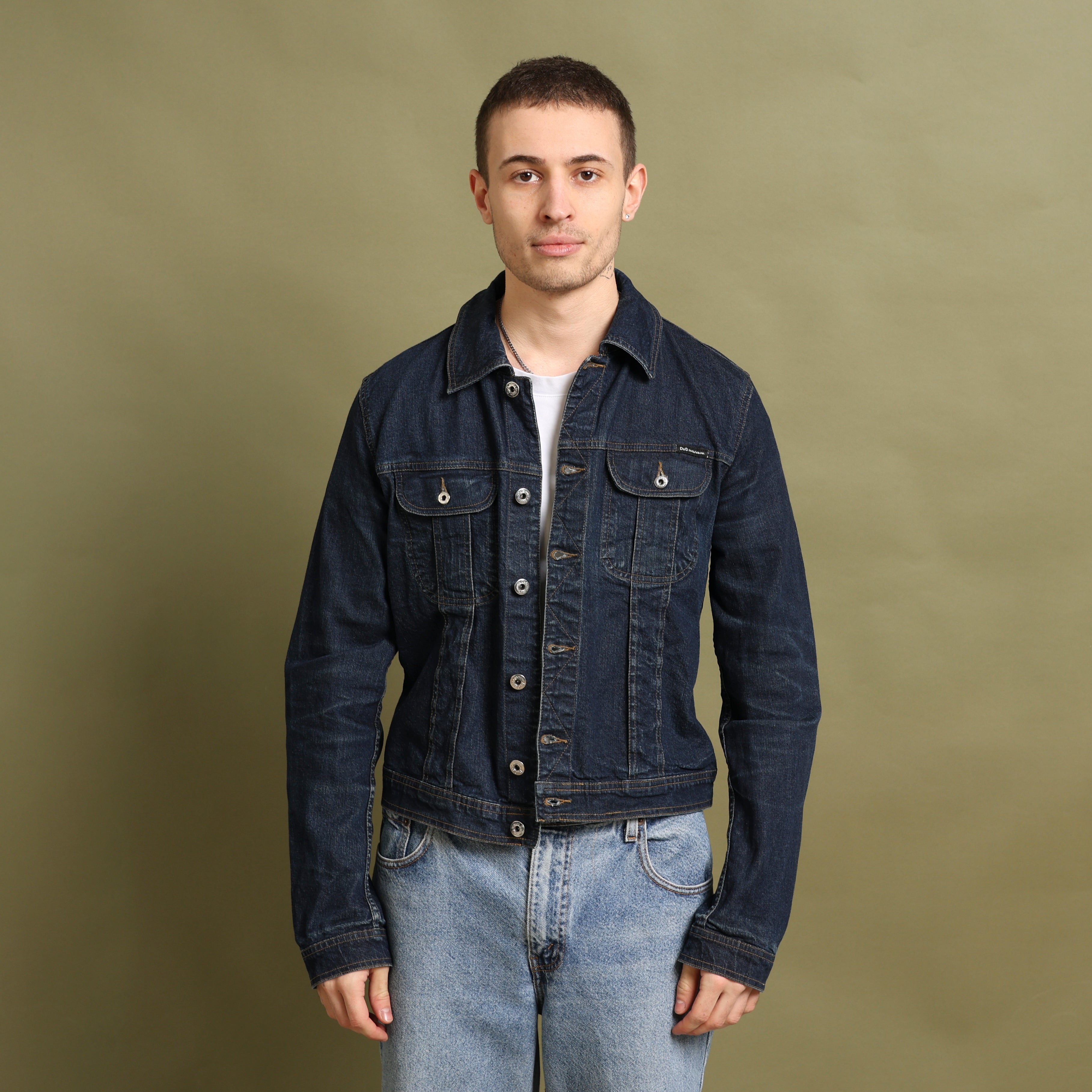 Vintage Dolce & Gabbana Denim Jacket  Dark Blue Denim