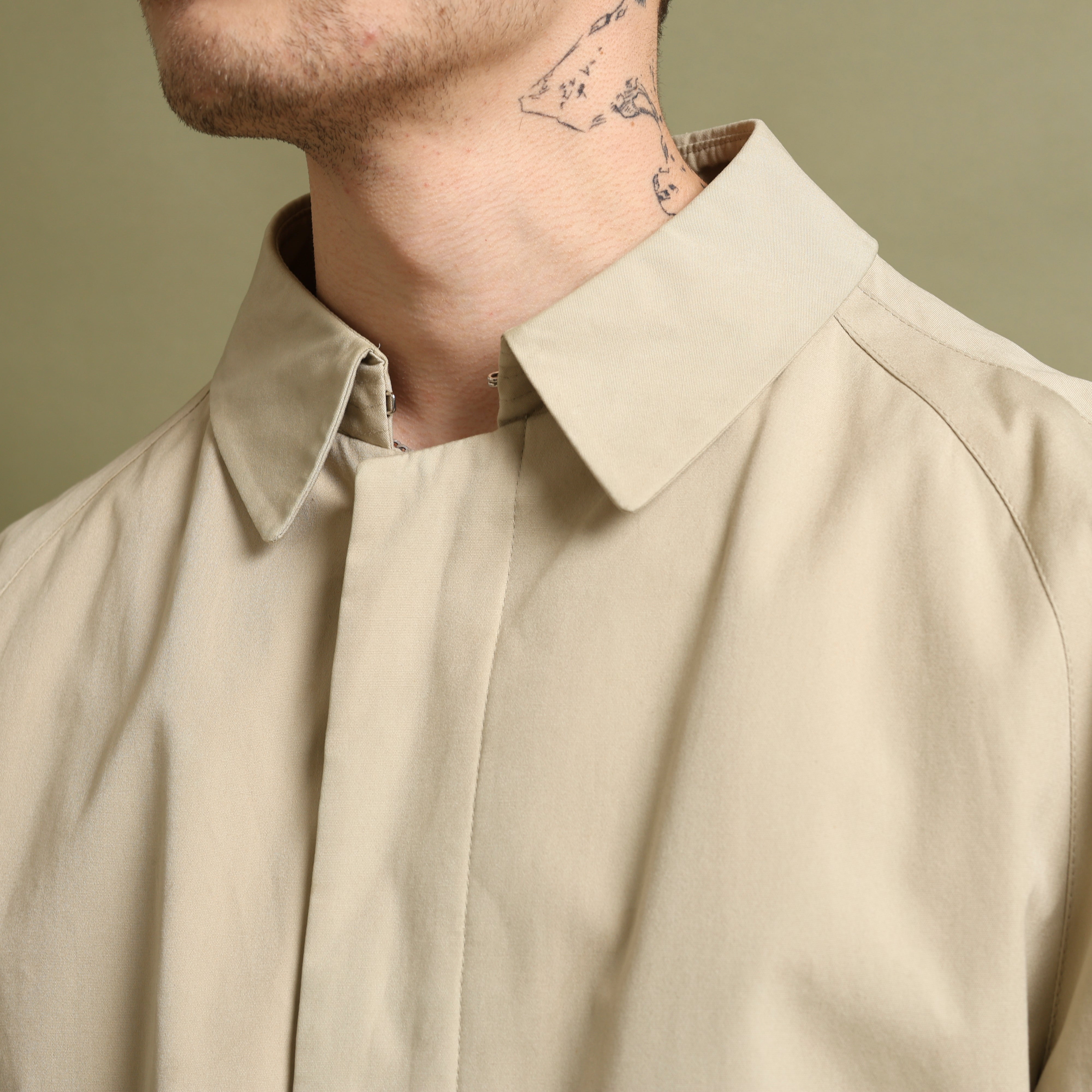 Vintage Burberry Harrington Jacket S Cream Cotton