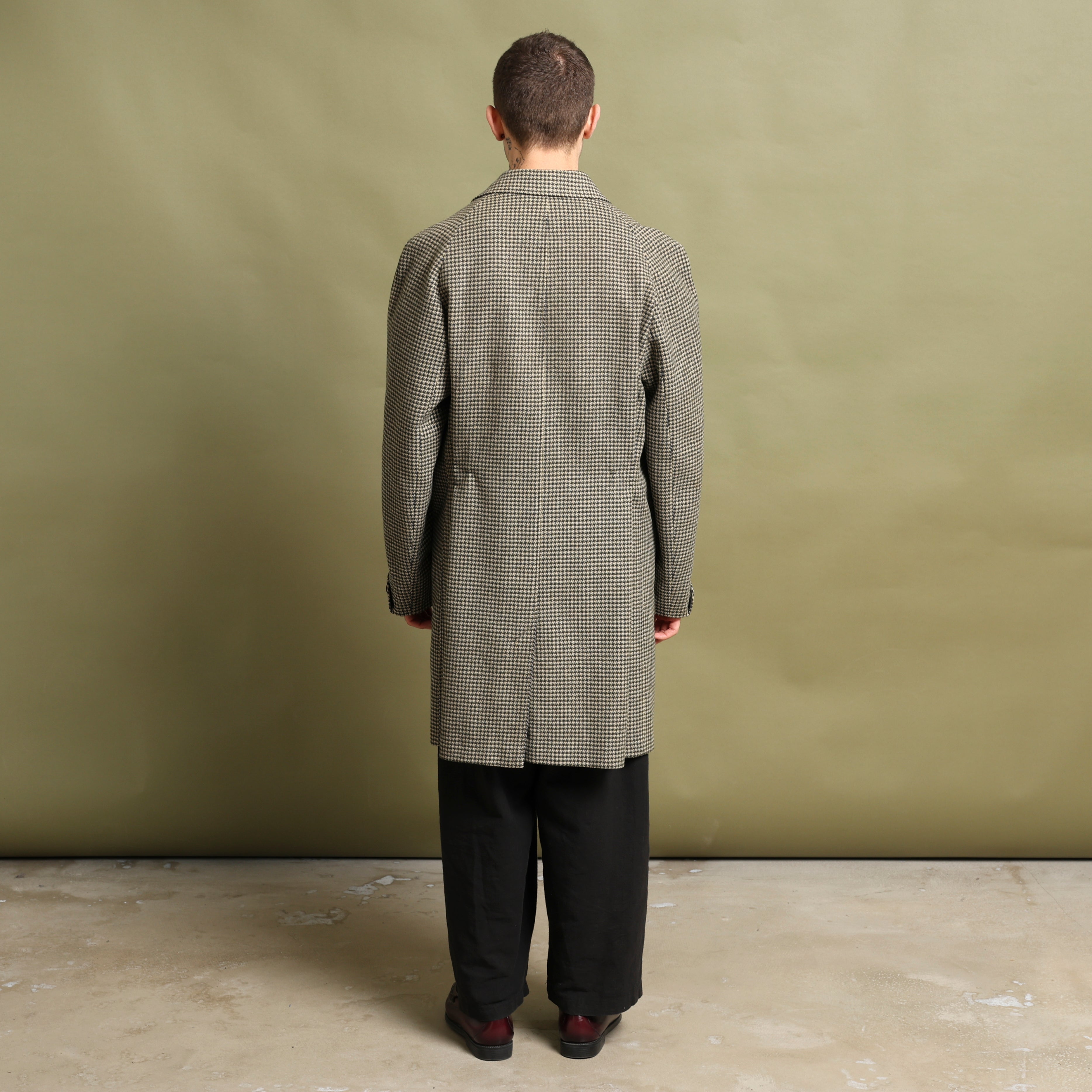 Vintage Aquascutum Overcoat M Brown Wool