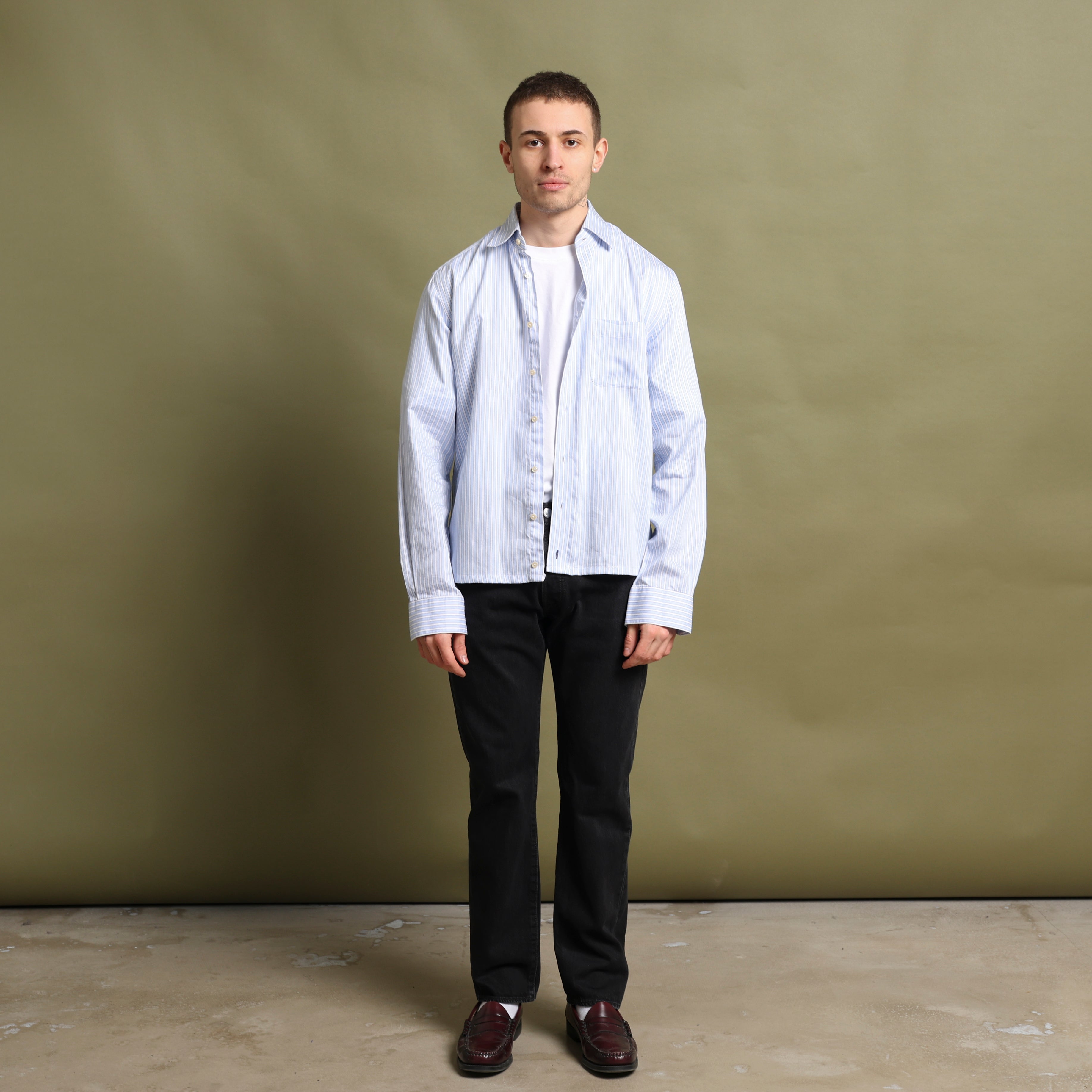 Vintage Tommy Hilfiger Dress Shirt M White Cotton