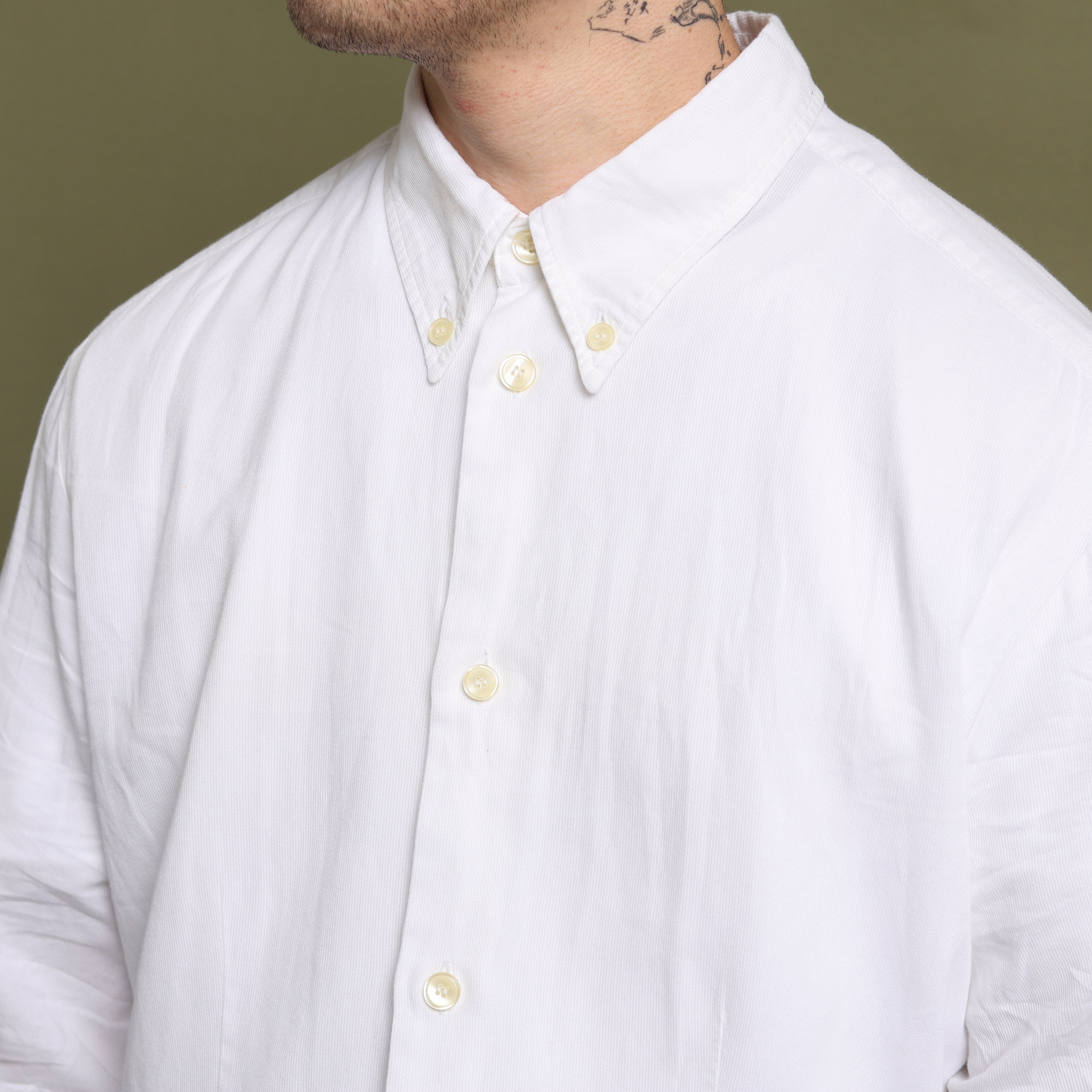 Vintage Dolce & Gabbana Oxford Shirt M White Cotton