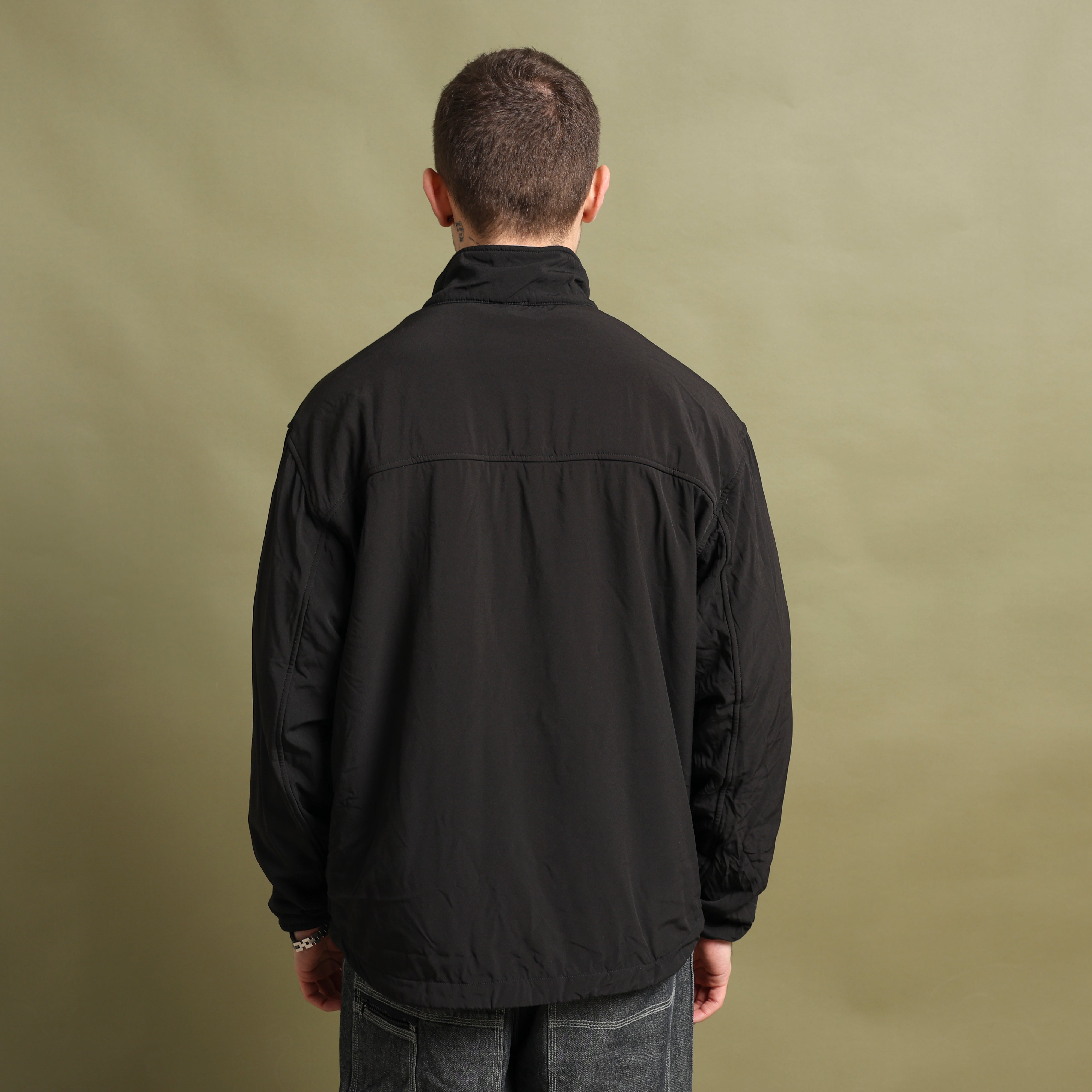 Vintage Nike Track Jacket M Black Polyester