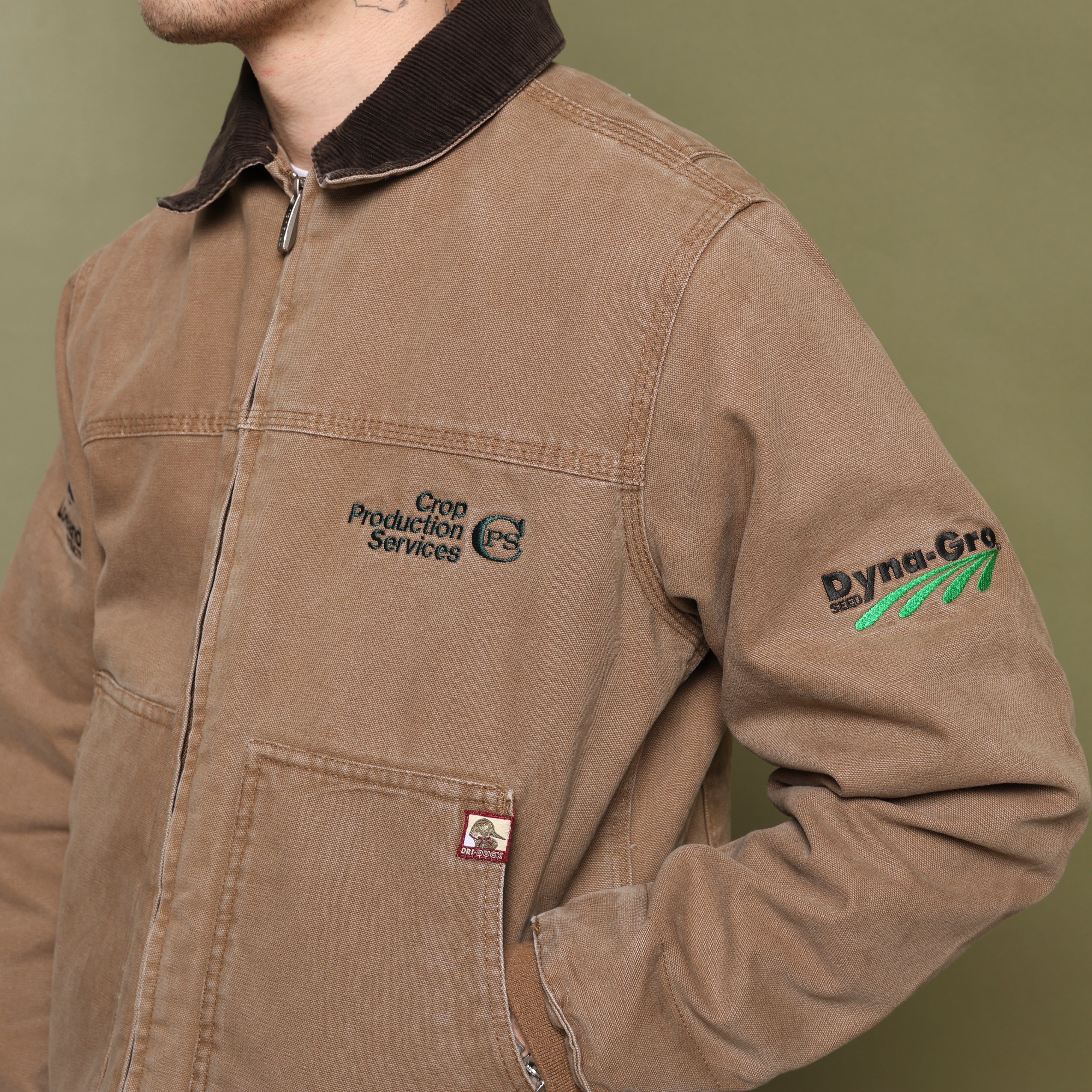 Vintage Driduck Detriot Jacket M Brown Canvas