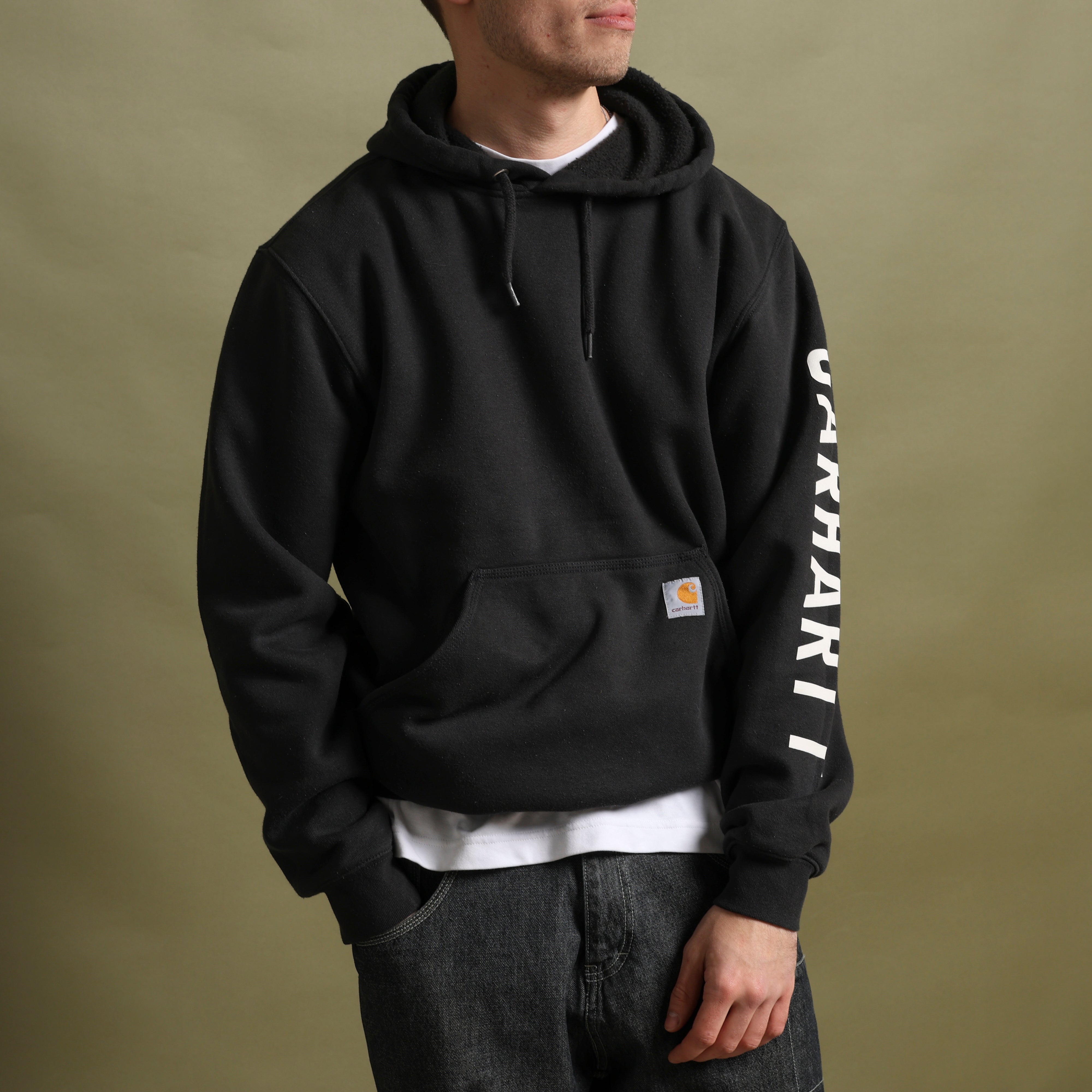 Vintage Carhartt Hoodie  S Black Cotton