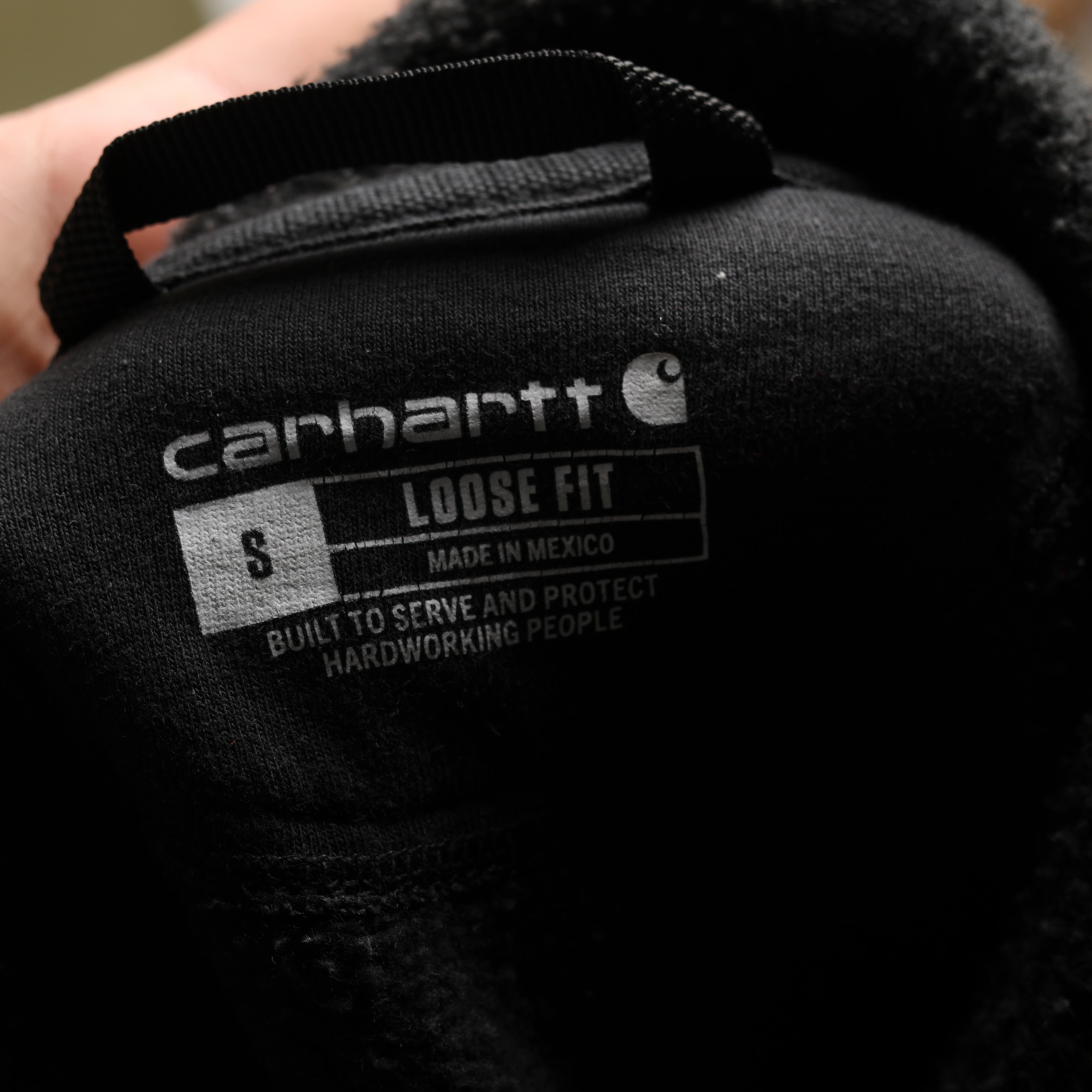 Vintage Carhartt Hoodie  S Black Cotton