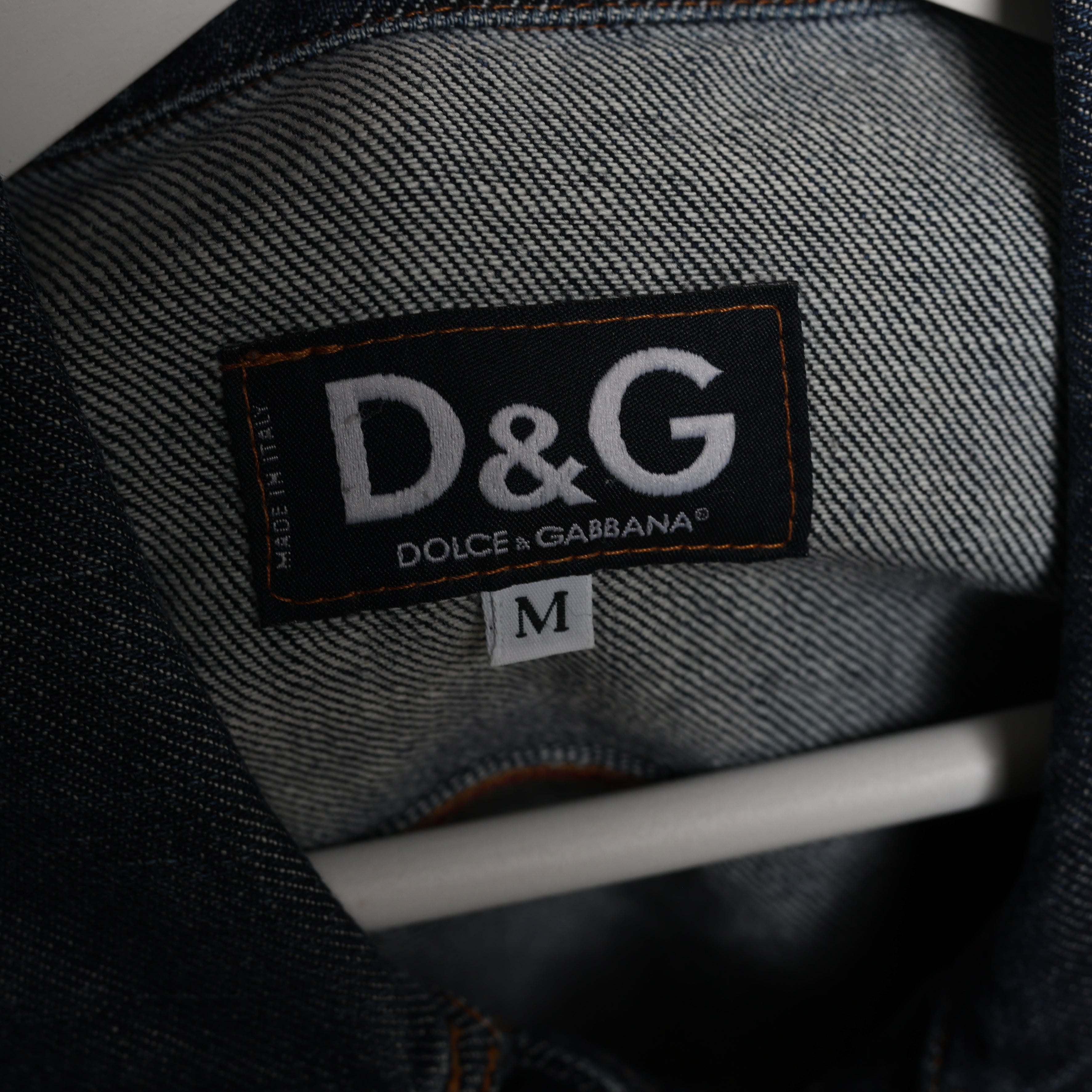 Vintage Dolce & Gabbana Denim Jacket M Dark Blue Denim