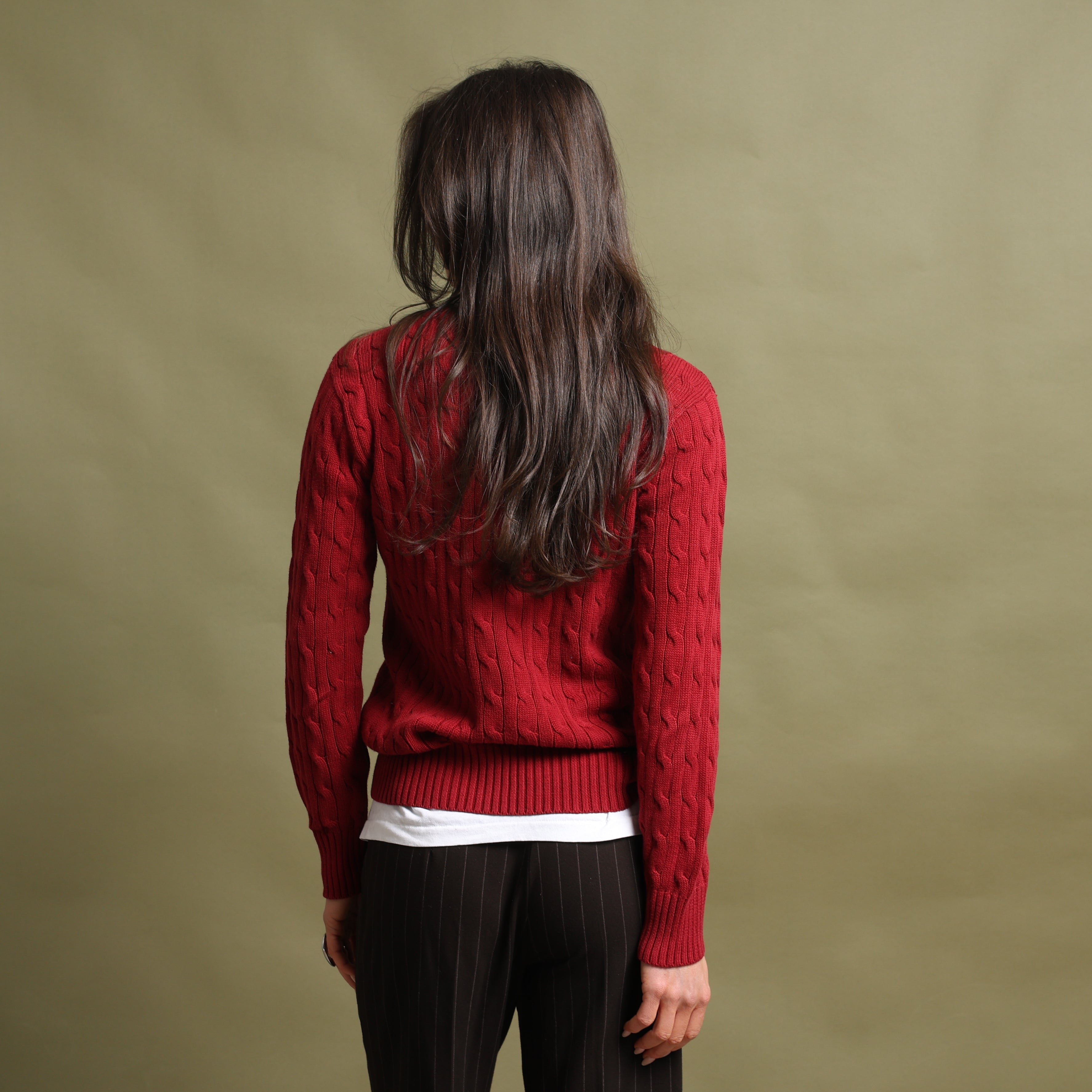 Vintage Polo Ralph Lauren Jumper S Red Cotton