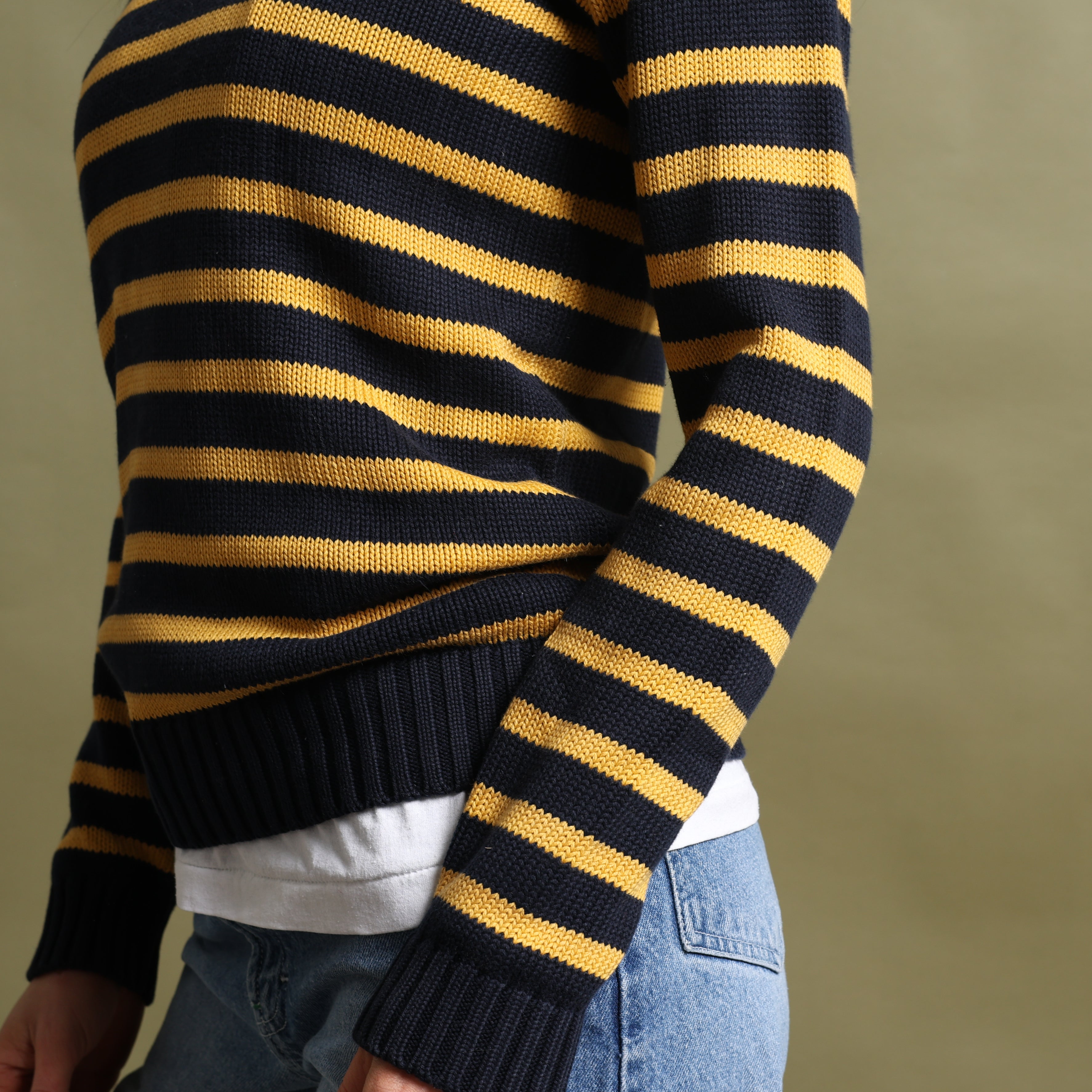 Vintage Polo Ralph Lauren Jumper M Navy Blue Cotton