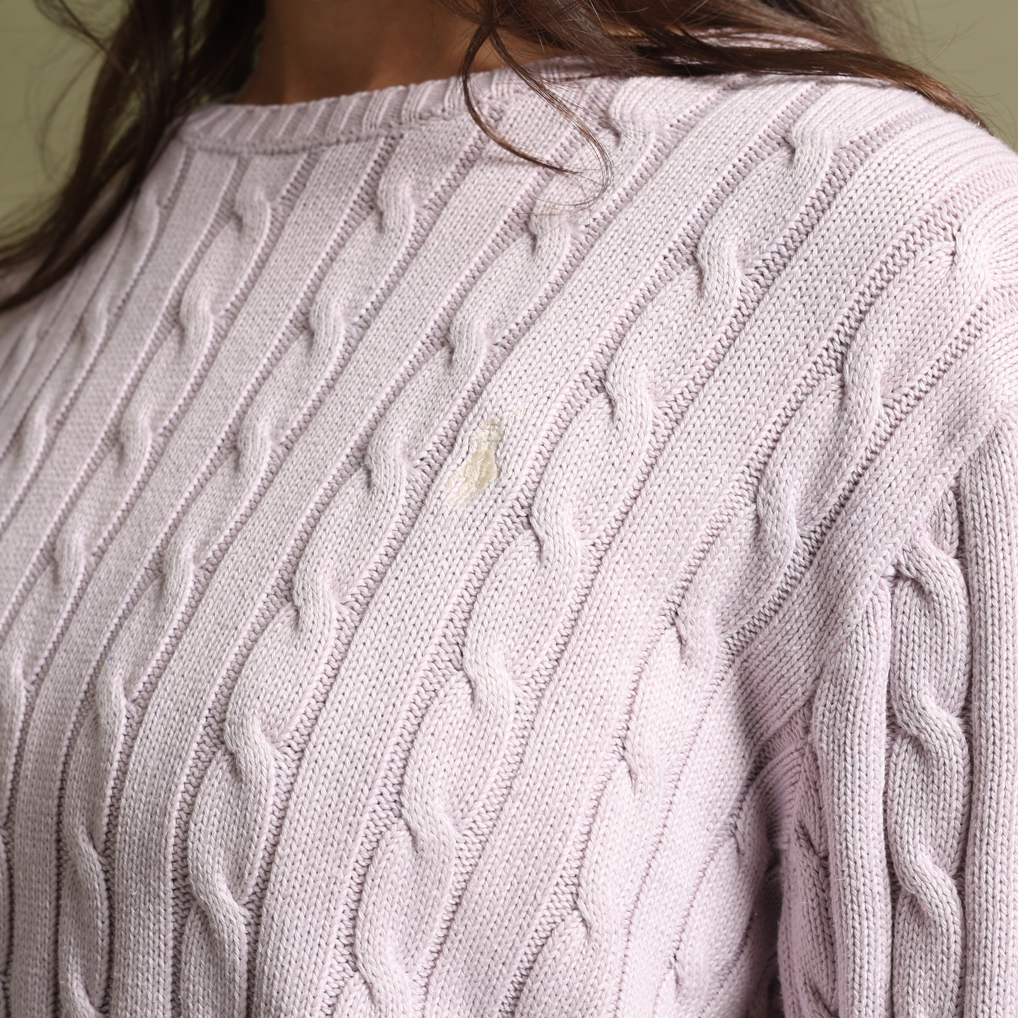 Vintage Polo Ralph Lauren Jumper XL Pink Cotton