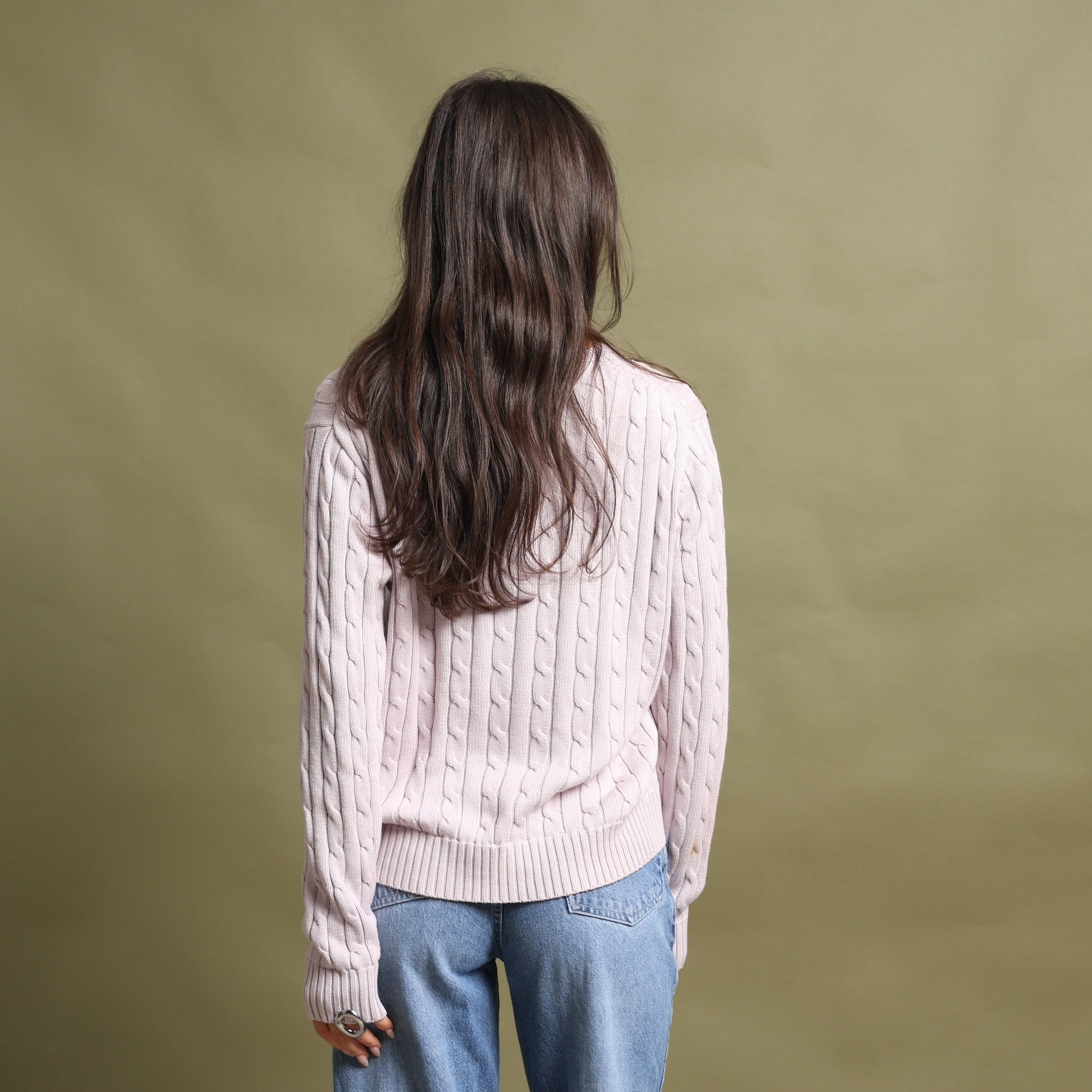 Vintage Polo Ralph Lauren Jumper XL Pink Cotton