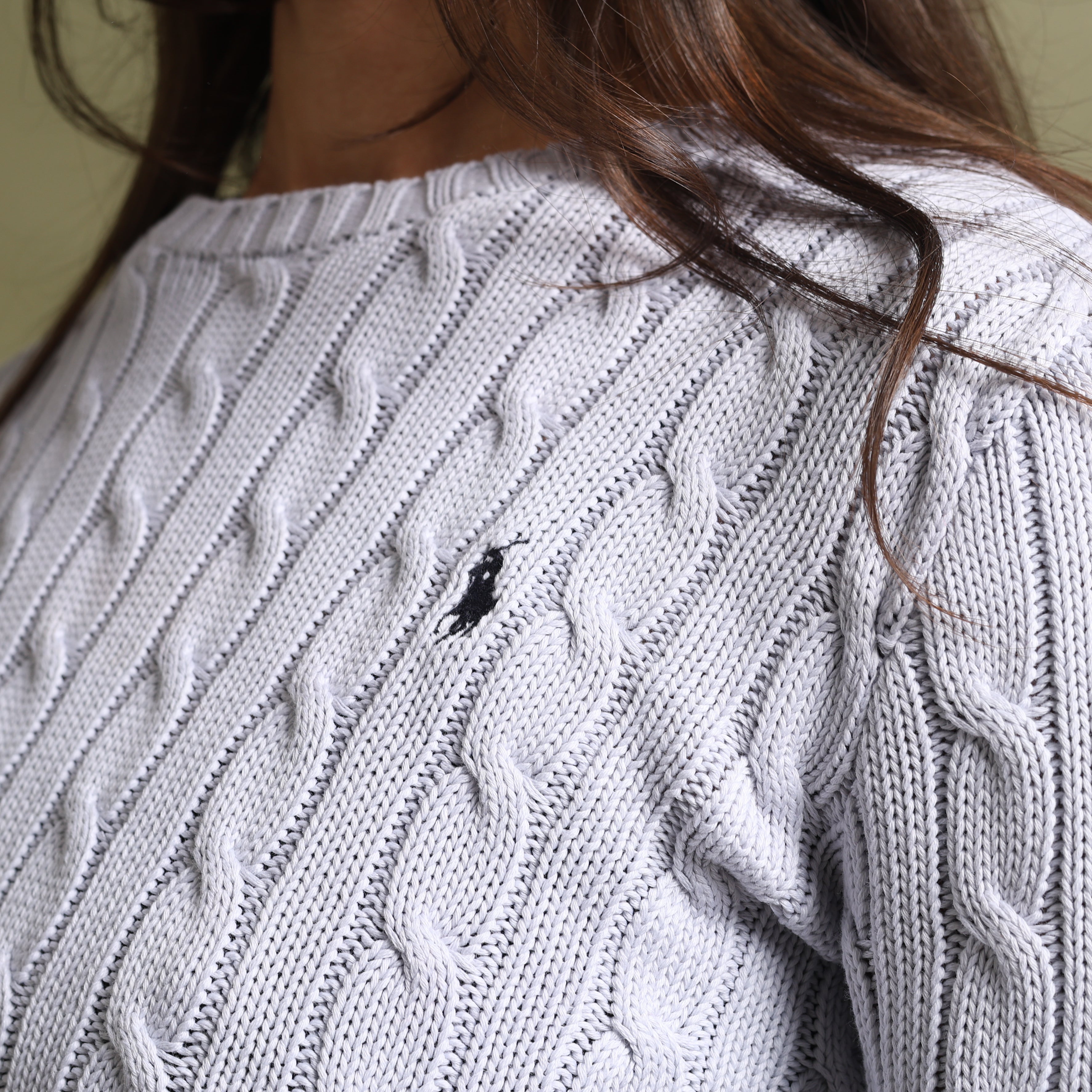 Vintage Polo Ralph Lauren Jumper XS Grey Cotton